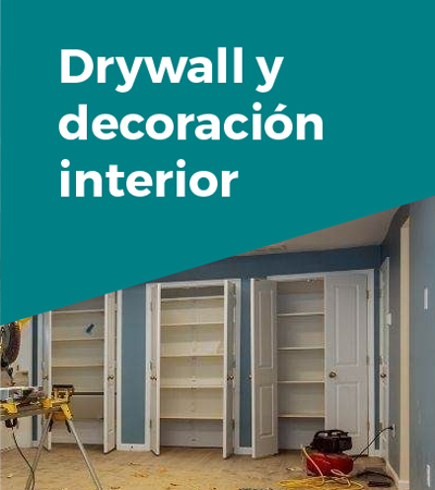 Drywall y decoración interior
