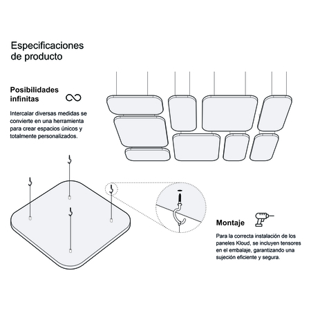 especificaciones del producto