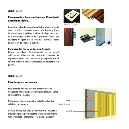 WALLPANEL COLOCACIÓN